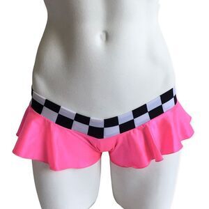 🔃Pink Checkered Mini Skort